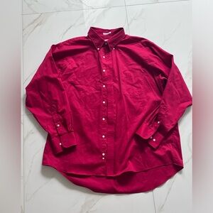 Izod Men’s Long Sleeve Button Down Shirt Size L 18 34/35